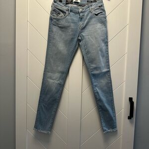 Mavi Ariana Women's Sky Blue Skinny Jeans